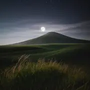 月夜草原听风吟 - AI音乐作品封面
